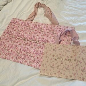 Loveshackfancy shopping bag bundle